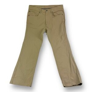 FootJoy FJ Tan 5 Pocket Cotton Spandex Straight Leg Light Jeans Mens‎ 34x28